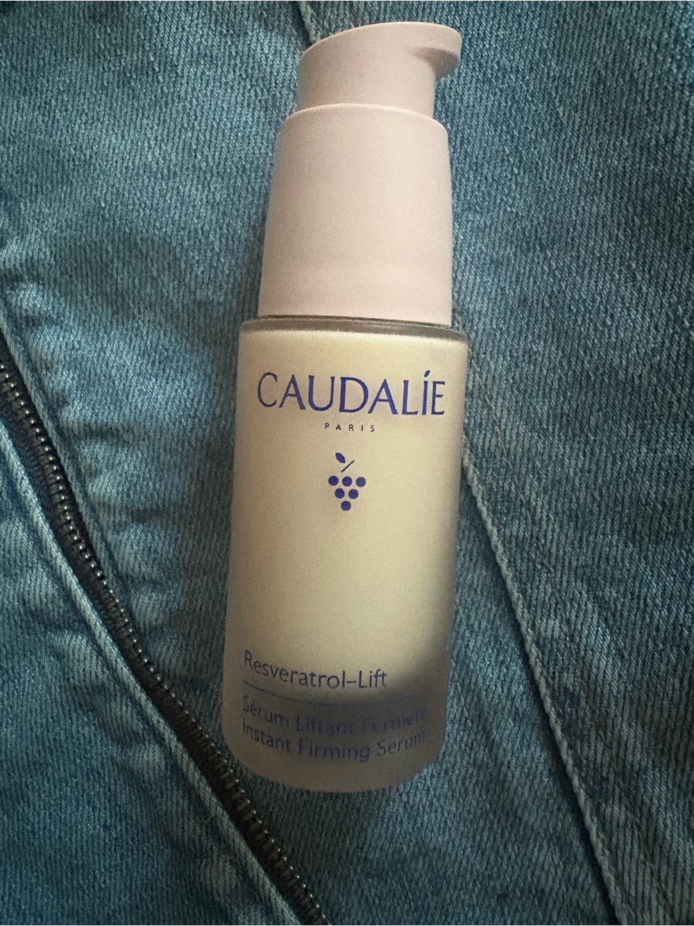 Caudalie Resveratrol-Lift Serum in Light Pink Pump